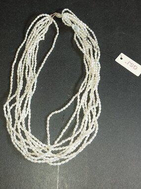 GSJ 10 Strand Chinese Freshwater Pearl Necklace